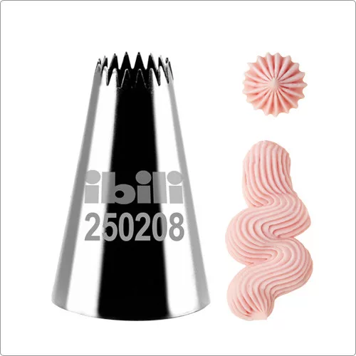 博客來 Ibili Sweet 18齒星型花嘴 8mm 博客來 Ibili Sweet 18齒星型花嘴 8mm