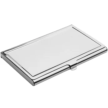《REFLECTS》雙質感名片盒(亮銀) | 證件夾 卡夾