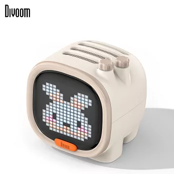 【Divoom】 TIMOO像素藍牙喇叭-象牙白
