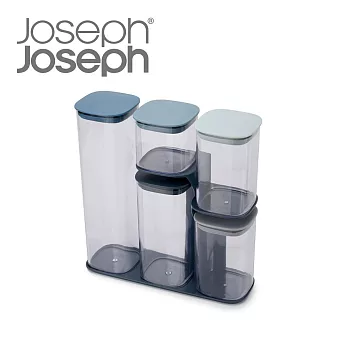 Joseph Joseph 疊疊樂收納罐(五件組)-天空藍