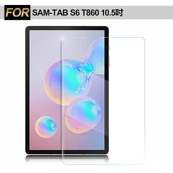 Xmart for 三星 Samsung Galaxy Tab S6 T860 10.5吋 強化指紋玻璃保護貼-非滿版