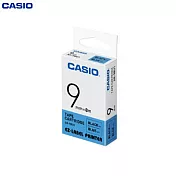 CASIO標籤機色帶9mm藍底黑字