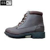 ESKT 男短筒雪鞋SN210 / 城市綠洲 (雪靴、防潑水、麂皮、冰爪)EU40咖啡色