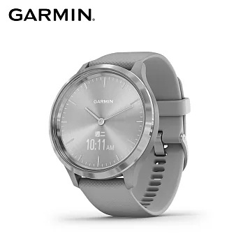 Garmin vivomove 3 指針智慧腕錶 (44mm)柏林迷霧銀