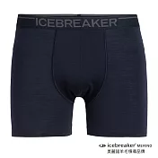【紐西蘭Icebreaker 】男 Anatomica 四角內褲-BF150-深海藍 / IB103029-423L深海藍