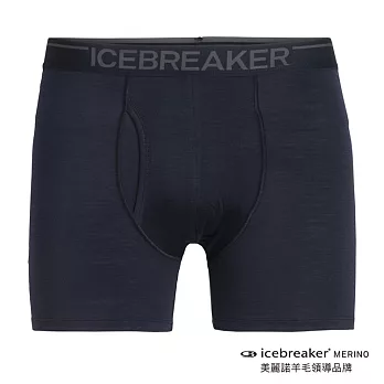 【紐西蘭Icebreaker 】男 Anatomica 四角開口內褲-BF150-深海藍 / IB103030-423-M