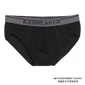 【紐西蘭Icebreaker 】男 Anatomica 三角內褲-BF150-黑 / IB103031-001M黑