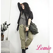 【Lemio】LD系列訂製棉麻側背逛街包(軍綠)