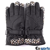 Ex-sports 防水保暖手套 超輕量多功能(女款-7359)F-黑色