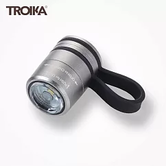 德國TROIKA夾式磁鐵磁吸安全警示燈ECO RUN隨身照明燈超迷你手電筒TOR90鈦色