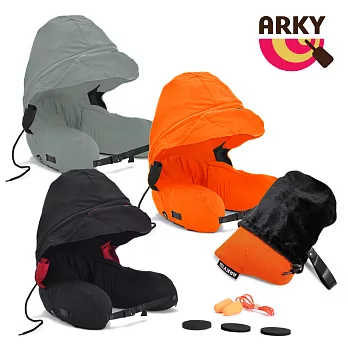 ARKY Somnus Travel Pillow 咕咕旅行枕-快速充氣版+專用收納袋漢米爾頓灰+收納袋