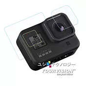 GoPro HERO8 相機鏡頭+觸控螢幕 鋼化玻璃膜 螢幕貼(贈功能視窗護膜)