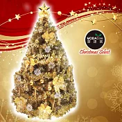 台灣製6呎/6尺(180cm)豪華版氣質霧金系裝飾聖誕樹(金色系配件組)(不含燈)金色