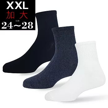 【老船長】(820)細針薄款長襪-12雙入(加大尺寸)灰色