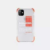 Skinarma日本潮牌 iPhone 11 Bakodo耐衝擊防摔透明手機殼透橘
