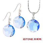 石頭記 藍水晶套組-晶玉良緣