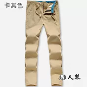 【男人幫】K0572＊高磅硬挺休閒寬鬆直筒美式休閒褲(K0572)34卡其