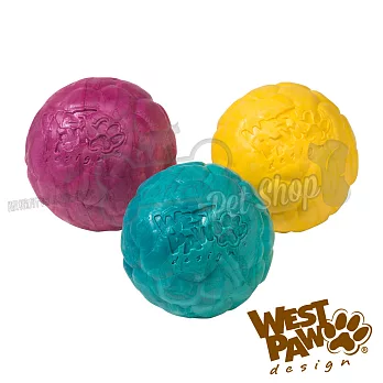 【美國West Paw】Boz 彈力浮水球-大- 黃