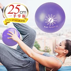Fun Sport yoga 小麗莎瑜珈極球25cm─紫(吸管式─2顆)骨盤球/chi ball