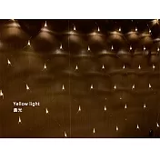 【JP嚴選-捷仕特】6*4公尺-新款可串接LED戶外防水網燈 聖誕燈 網燈 造景燈 冰條燈 氣氛燈 氣氛 黃光