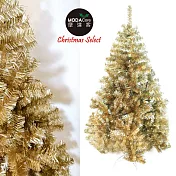 摩達客 台製豪華型8尺/8呎(240cm)氣質霧金聖誕樹 裸樹(不含飾品不含燈)