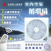 【台灣威力】360°室內空氣循環扇/吸頂扇(適用場域型) AC交流電110V