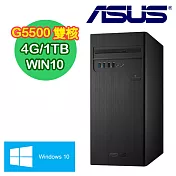 ASUS華碩 S340MC Intel G5500 雙核 1TB大容量 Win10燒錄電腦 (S340MC-0G5500001T)