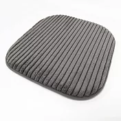 棉花田【艾維爾】舒壓記憶綿餐椅坐墊-多款可選 灰色方型