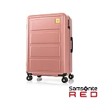 Samsonite RED 28吋Toiis L 極簡跳色方正線條PC硬殼行李箱(粉)