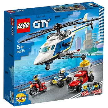 樂高LEGO 城市系列 - LT60243 警察直升機追擊戰