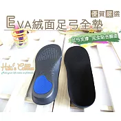 糊塗鞋匠 優質鞋材 C32 雙密度EVA絨面足弓全墊(2雙) XS 24.5cm