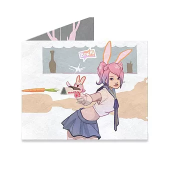 Mighty Wallet® 紙皮夾_Cool Bunny Girl