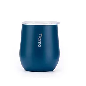 Tiamo 真空陶瓷弧形杯 200ml-三色(HE5156)藍色