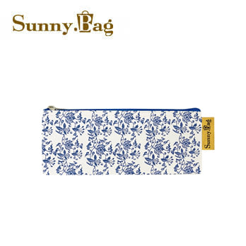 Sunny Bag-筆袋-青花番蓮紋