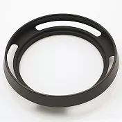 (斜口內凹/鏤空)PeiPei仿徠卡Leica型遮光罩仿萊卡螺紋62mm遮光罩螺牙62mm太陽罩-料號GLD62B(黑色)