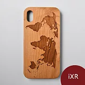 Woodu 木製手機殼 在世界旅行 iPhone XR適用