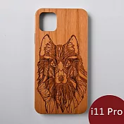Woodu 木製手機殼 冰原狼 iPhone 11 Pro適用