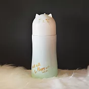 【DESTINO STYLE】日本米雅貓M保溫瓶 保冷瓶 公司貨 貓奴必備漸層藍