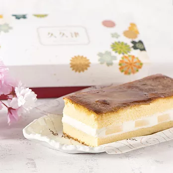 【久久津】北海道布蕾蛋糕2盒組(原味1入/盒/380克)