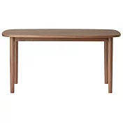 [MUJI無印良品]無垢材橢圓餐桌/寬150CM/胡桃木
