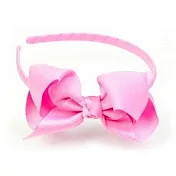 英國Ribbies 蝴蝶結髮圈-粉紅