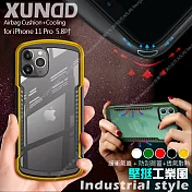 XUNDD for iPhone 11 Pro 堅挺工業風軍規防摔手機殼黑