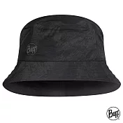 【西班牙BUFF】可收納漁夫帽-黑色墨花 / BF122590-999L-XL黑色墨花