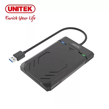 UNITEK 2.5吋 USB3.1 GEN1 to SATA6G HDD / SSD 外接硬碟盒