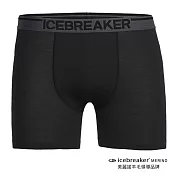 【icebreaker】男 Anatomica 四角內褲-BF150 / IB103029M黑