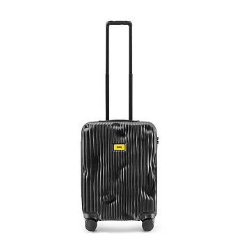 【Crash Baggage】Stripe條紋酷黑防撞行李箱20吋20吋酷黑