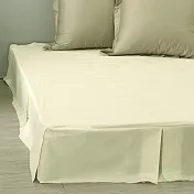 LITA麗塔(帝王摺雙人特大床裙-經典五色)米白
