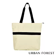 URBAN FOREST都市之森 樹-摺疊托特包/側肩包 (基本色) 淺卡其