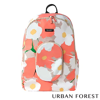 URBAN FOREST都市之森 樹-摺疊後背包/雙肩包 (印花色) 虞美人