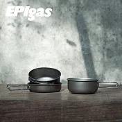 EPIgas 鈦鍋具組T-8001【兩鍋一蓋】 / 城市綠洲